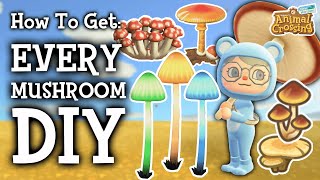 ? How To Get Every Mushroom DIY | Animal Crossing New Horizons