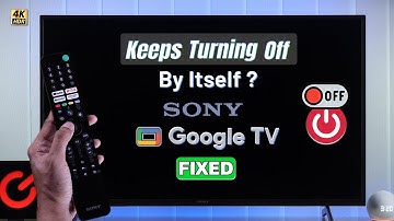 Fix- Sony Google TV Turns OFF Automatically! [Itself]