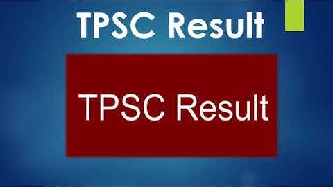 TPSC Result 2019 - Download TPSC Grade IV Merit LIst/ LDA Result 2019