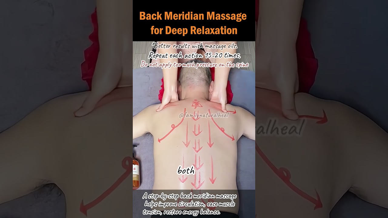 Back Meridian Massage for Deep Relaxation
