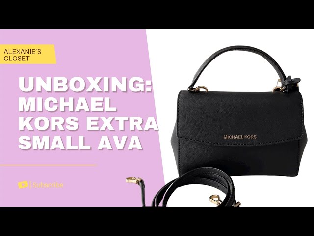 UNBOXING: Michael Kors Extra Small Ava Crossbody…what fits? 