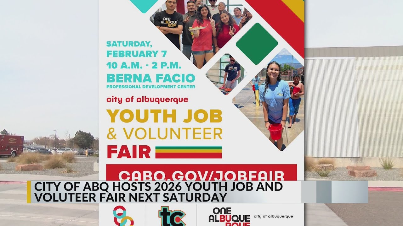 City of Albuquerque to host youth job, volunteer fair - YouTube