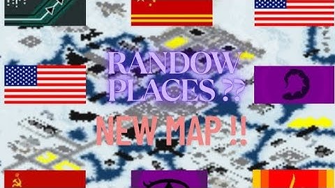 Mental omega Maps #13 Random Places in New Map 2 VS AI ?! 🔥