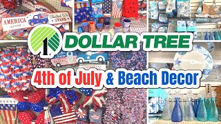 Dollar Tree 4th of July Patriotic and Summer Beach Decor 2023 Shopping Memorial Day