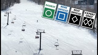 Skiing every trail at Mont Ste Marie! (Top to Bottom)