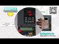 How to set motor parametes and do auto tuning in SINOVO VFD ac drive frequency drive