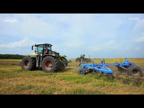 Видео: Отзыв о тракторах CLAAS XERION 4500/5000. ЗАО "Агрофирма АНК". Амурская область