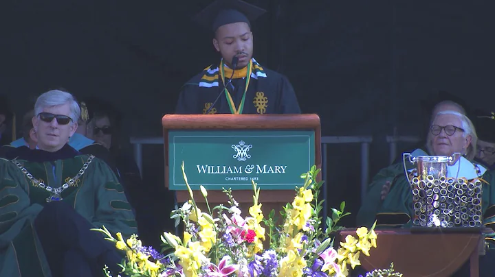 W&M Commencement 2018: Anyakoha's student speech