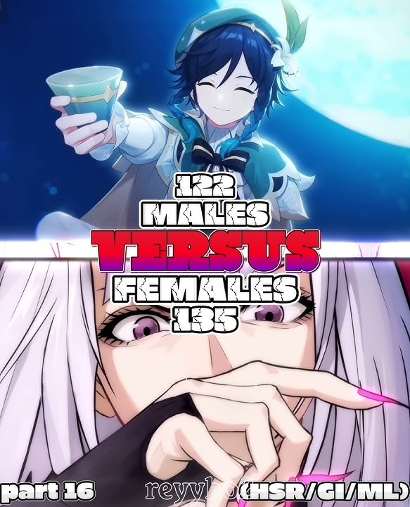 Males Vs Females (HSR/GI/ML) |Part 16| #honkaistarrail #vsbattle #mlbb #genshinimpact #vs #edit