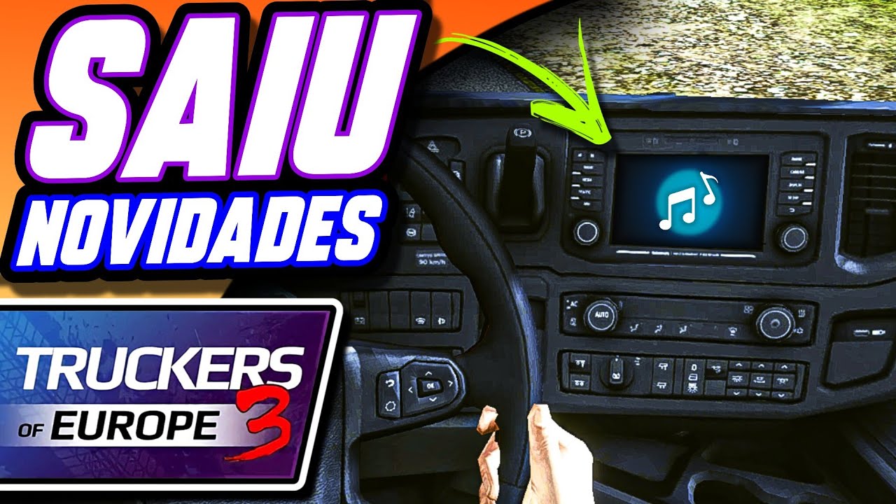 COMO USAR O RADIO NO truckers of europe 3 new update!!!🤯🤯🤯 