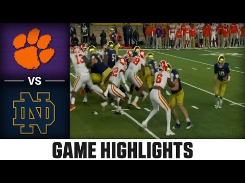 Notre Dame Defeats Clemson, 35-14