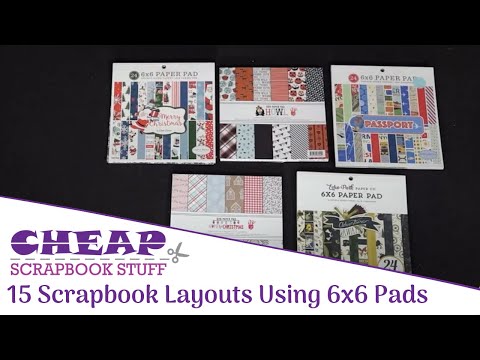 15 Scrapbook Layouts