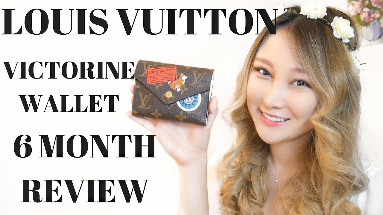 LOUIS VUITTON VICTORINE WALLET 6 MONTH REVIEW | WORLD TOUR | Cherry Tung - YouTube