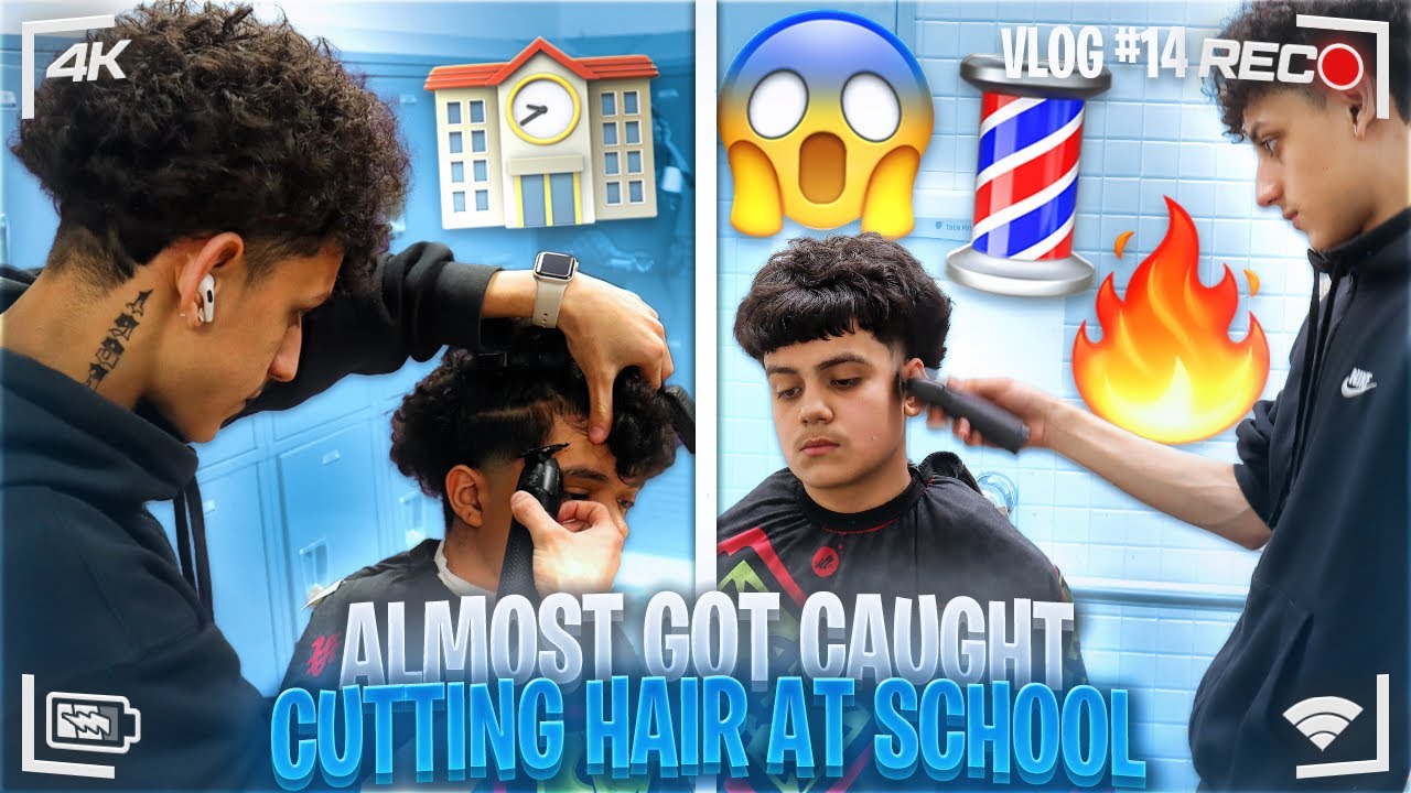 Меня чуть не застукали за стрижкой в ​​школе!! 🚽💈 (#14 Vlog 🎥 )