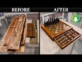 A Chessboard made from Junk Furniture and Scrap Metal