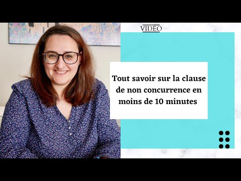 La clause de non concurrence en moins de dix minutes