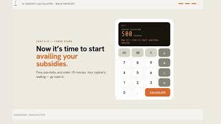Meet India's first AI-powered Subsidy Calculator
