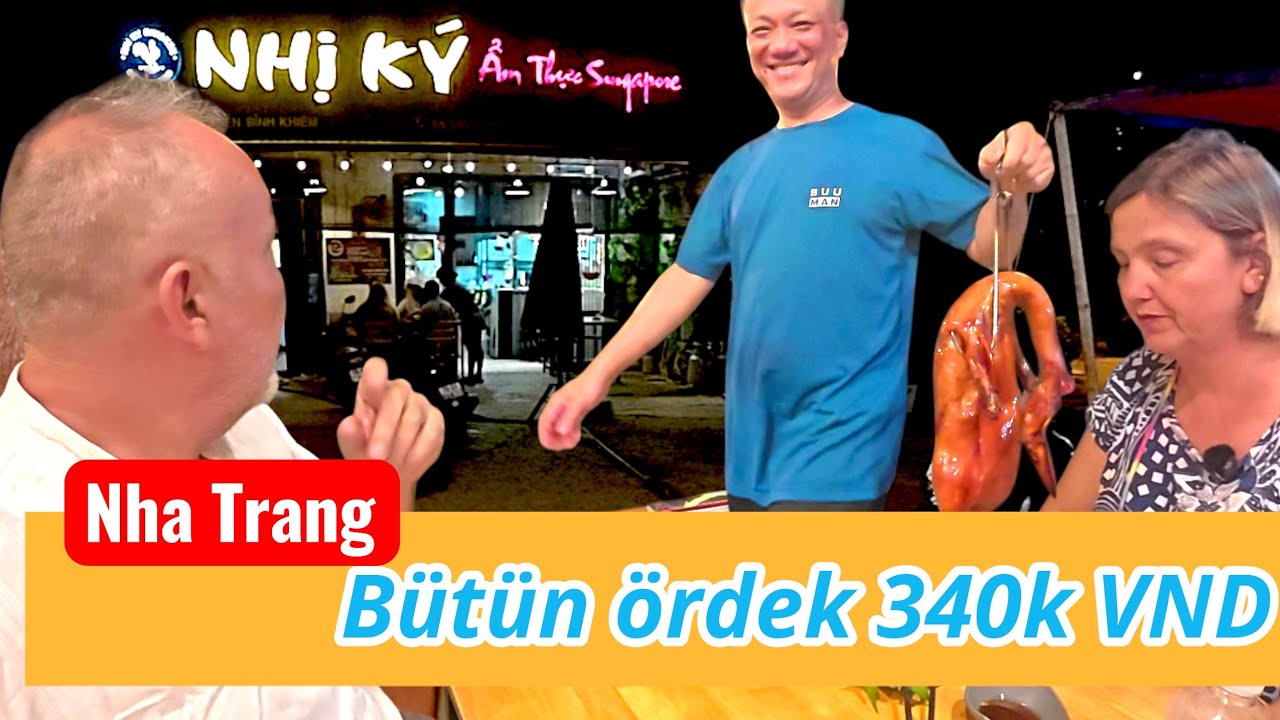Bütün Ördek Sadece 340k VND! - yani 555TL Vietnam Nha Trang 'da oha