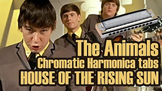 House of the rising sun - Chromatic Harmonica tabs key of C