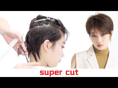 如果想要短髮隨意又自然，這個視頻一定要看完If you want short hair casual and natural, you must watch this video