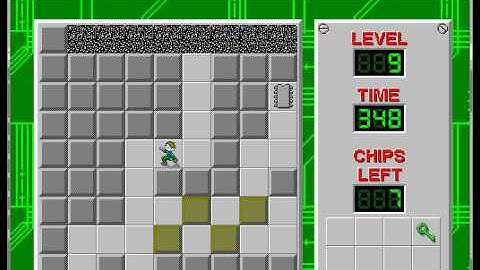 CHIPS.dat (CC1) level 9 AVI solution - "NUTS AND BOLTS" - 286/400