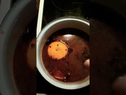 Ароматный глинтвейн в домашних условиях. Fragrant mulled wine at home