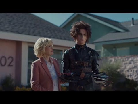 Edward Scissorhands - Cadillac Super Bowl Commercial - Edgar Scissorhands - Timothée Chalamet