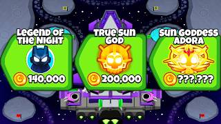 The Most EXPENSIVE 5th Tier Upgrades in 1 Game! (Bloons TD Battles 2) screenshot 1
