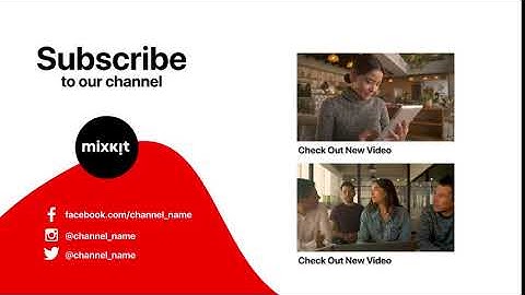 End Screen For A YouTube Channel - Free Templates