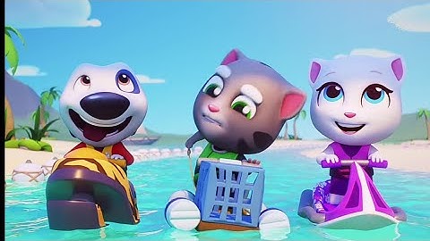 talking tom jetski 2 gameplay, talking tom jetski 2 android ios walkthrough  P-162