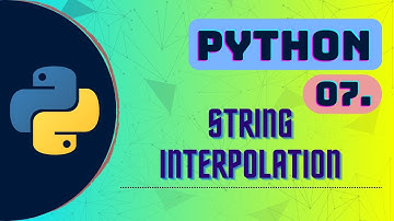 String Interpolation | Python - 7 | Machine Learning | Hindi | #python #machine learning #ml #hindi