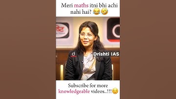 Meri maths itni bhi achi nahi hai? 😂🤣 | Drishti I.A.S🇮🇳 | Upsc motivation❤ #upscmotivation #ias