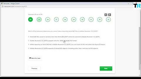 How to pass adobe illustrator skill test on fiverr 2020 70% marks
