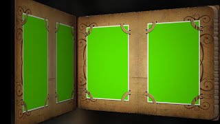 Green screen book livro album gratis  free effect slide