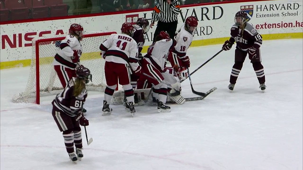 Recap Harvard Women's Ice Hockey vs. Colgate Jan. 27, 2017 YouTube