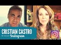 Platicando en vivo con Cristian Castro - Instagram