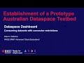 Australian Dataspace Testbed Service: Consuming Datasets with Connector Restrictions