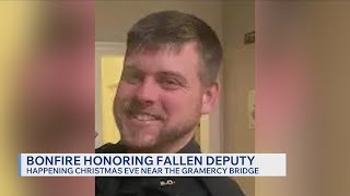 Family honors fallen Iberville Parish deputy Charles Riley with bonfire on Christmas Eve