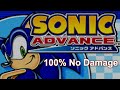 Sonic Advance - 100% Full Game Walkthrough (No Damage)