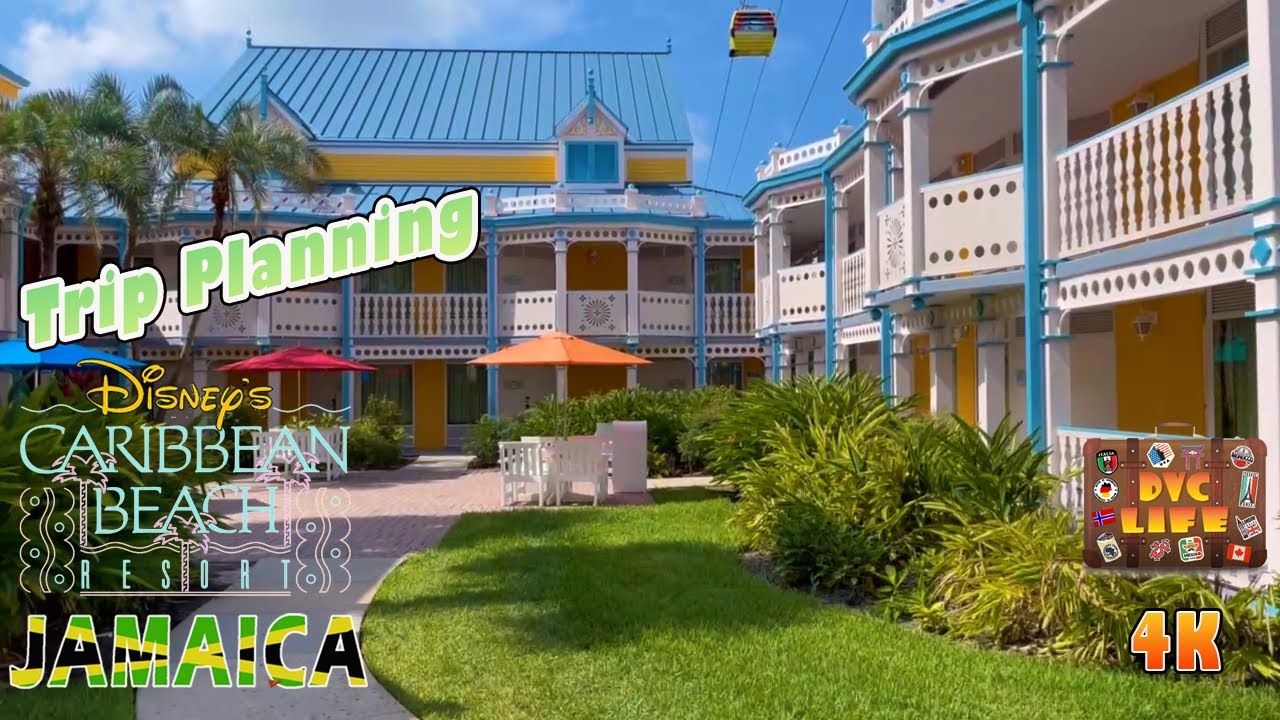 Trip Planning Explore Jamaica Disney's Caribbean Beach Resort 4K