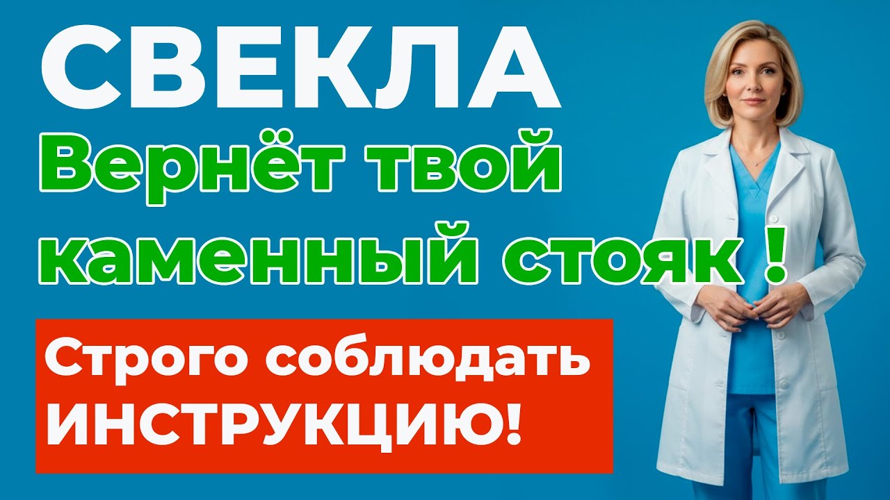 Свекла - секрет мужской силы после 60!