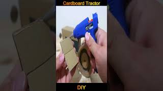 How to Make a Cardboard Tractor - Kartondan Traktör