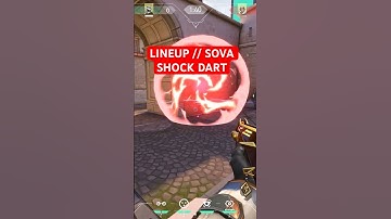 LINEUP // SOVA SHOCK DART IN ASCENT. #valorant #valorantlineup #sovalineup #valorantricks