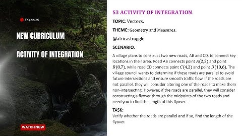 S3 Activity Of Integration solution topic 4...............@africastruggle