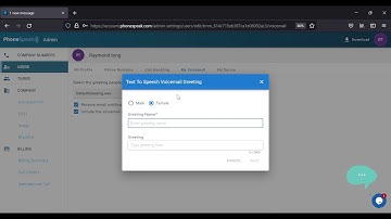 Phonespeak Voicemail Setup Video Tutorial