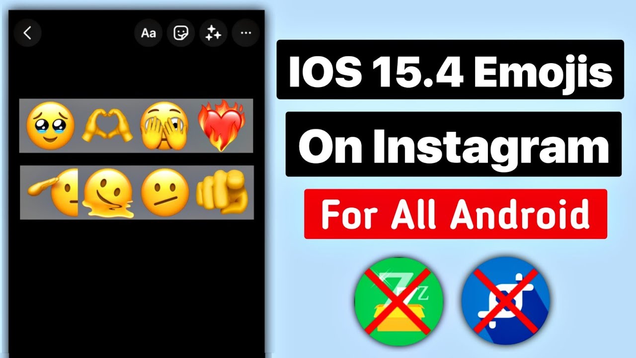 iOS Emojis + iOS Fonts On Instagram Story | iOS Instagram On ...