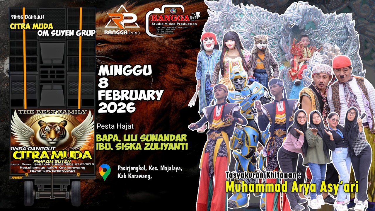 DEBUS - SULAP | Singa Dangdut CITRA MUDA - OM SUYEN | HAJAT'NYA : Bpk.LILI & Ibu.SISKA | RANGGA PRO