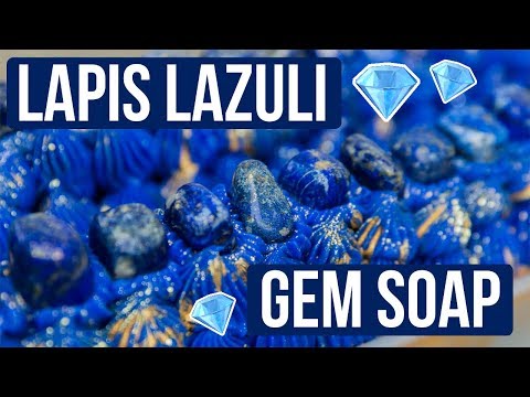 Lapis Lazuli Custom Gemstone Soap | Royalty Soaps