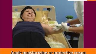 Undressing & Dressing a Fully Dependent Elderly - Eldercare Training Video by CFS