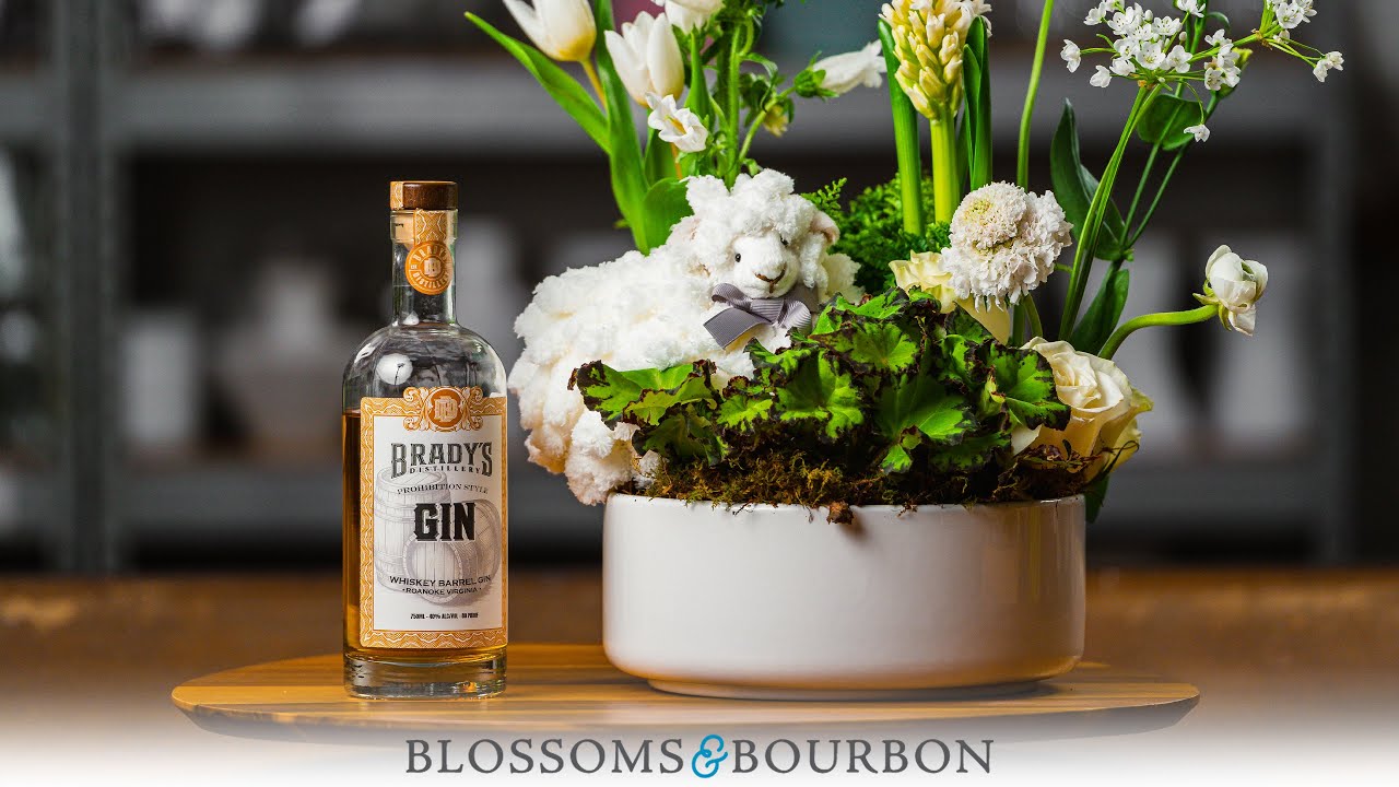 How to combine plants and fresh flowers in a floral gift | Episode 77 of Blossoms and Bourbon